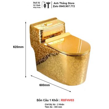 Bồn Cầu 1 Khối RXFHV03