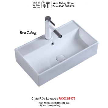 Chậu Lavabo Treo Tường RXKCS8175