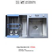 Chậu Rửa Bát 2 Hố inox R7040L