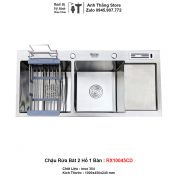 Chậu Rửa Bát 2 Hố 1 Bàn inox 304 RX10045CD