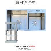 Chậu Rửa Bát 2 Hố inox 304 RX7040L