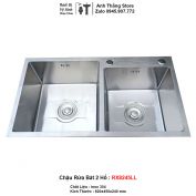 Chậu Rửa Bát 2 Hố inox 304 RX8245LL