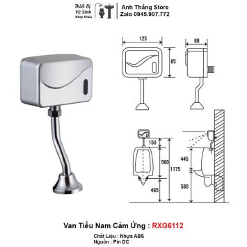 Van Tiểu Nam Cảm Ứng RXG6112-2