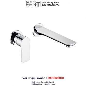 Vòi Lavabo Âm Tường RXK6688CA