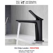 Vòi Lavabo Đen RXK4790B