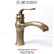 Vòi Lavabo Đồng Giả Cổ RXLA88