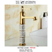 Vòi Lavabo Vàng Bọc Đá RXFV26