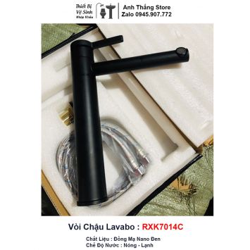 Vòi Lavabo Đen RXK7014C