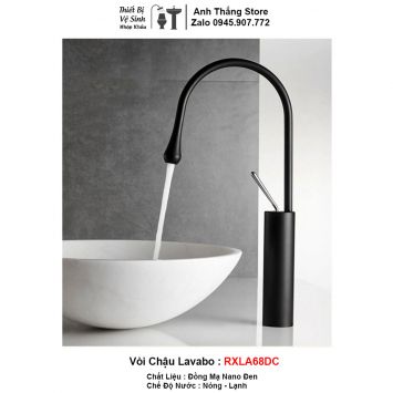 Vòi Lavabo Đen RXLA68DC