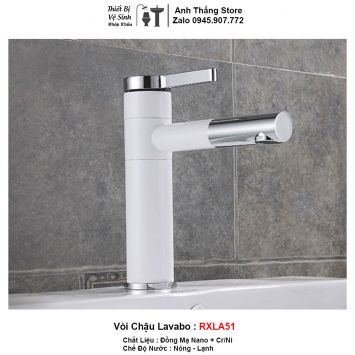 Vòi Lavabo Trắng RXLA51