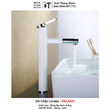 Vòi Lavabo Trắng RXLA52C