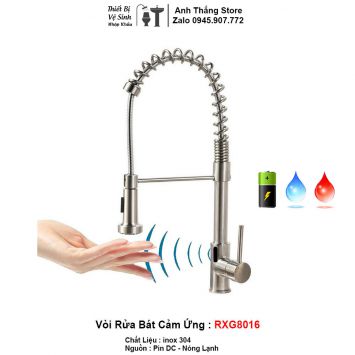 Vòi Rửa Bát Cảm Ứng RXG8016