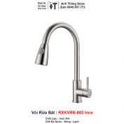 Vòi Rửa Bát Dây Rút RXK802-inox