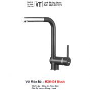 Vòi Rửa Bát Đen RXK408Black