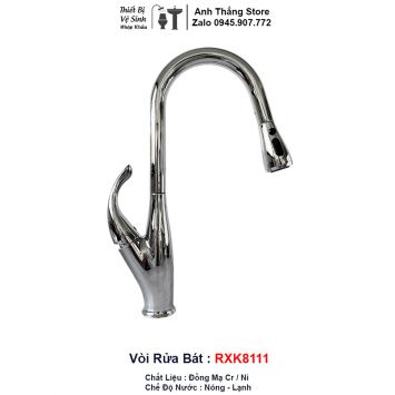 Vòi Rửa Bát Dây Rút RXK8111