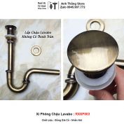 Xi Phông Chậu Lavabo Đồng Giả Cổ RXXP003