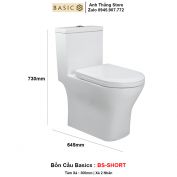 Bồn Cầu Basics BS-SHORT