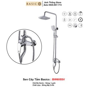 Sen Cây Tắm Basics BW605SV