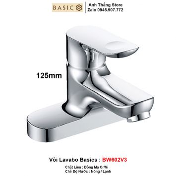 Vòi Rửa Lavabo Basics BW602V3