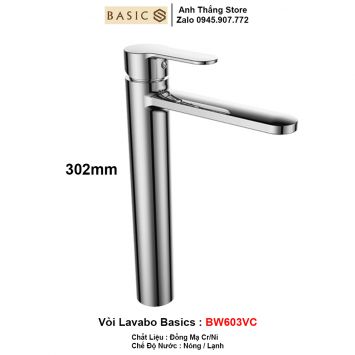 Vòi Rửa Lavabo Basics BW603VC