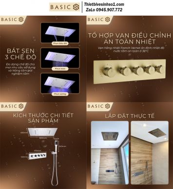 Sen Tắm Âm Tường Basic WESTON