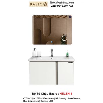 Bộ Tủ Chậu Basic HELEN-1