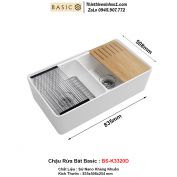 Chậu Rửa Bát Basic BS-K3320D