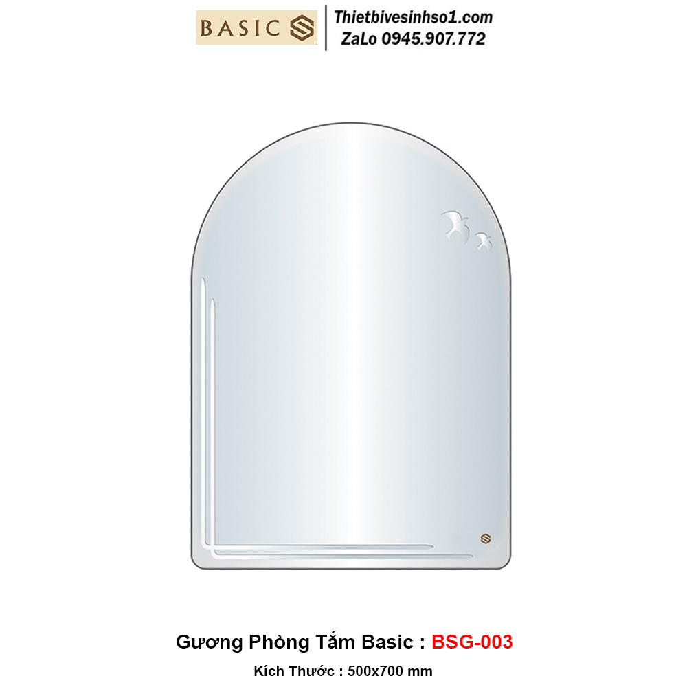 Gương Phòng Tắm Basic BSG-003