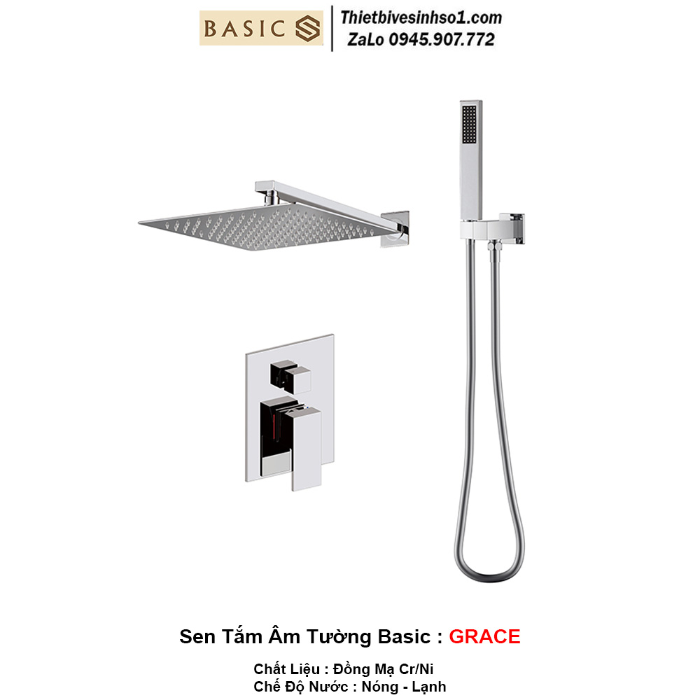 Sen Tắm Âm Tường Basic GRACE