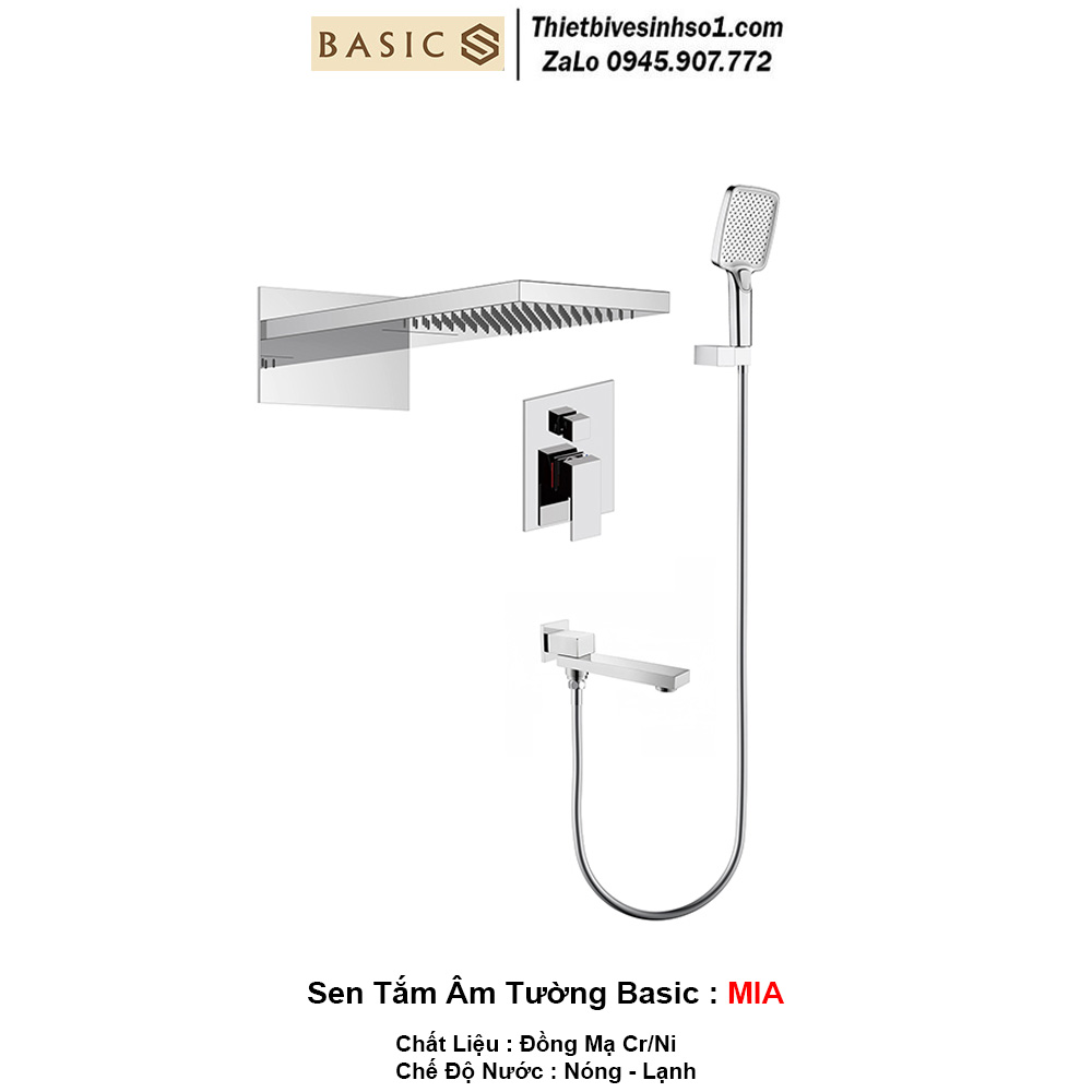 Sen Tắm Âm Tường Basic MIA