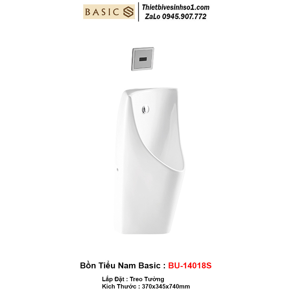 Bồn Tiểu Nam Treo Tường Basics BU-14018S