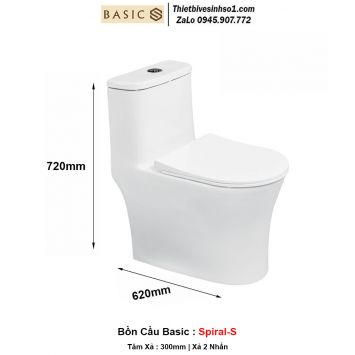 Bồn Cầu Basics Spiral-S