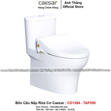 Bồn Cầu Nắp Rửa Cơ Caeser CD1394+TAF050