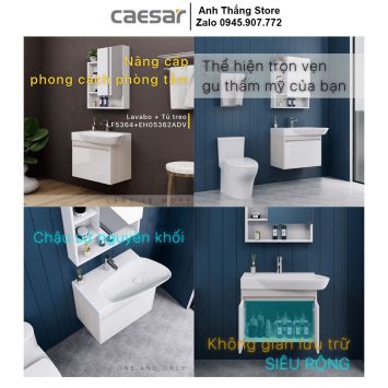 Tủ Chậu Lavabo Caesar LF5362-EH05362AD