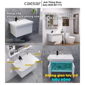 Tủ Chậu Lavabo Caesar LF5372-EH05372AV