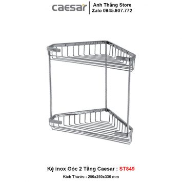 Kệ inox Góc 2 Tầng Caesar ST849