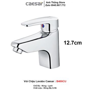 Vòi Lavabo Nóng Lạnh Caesar B400CU