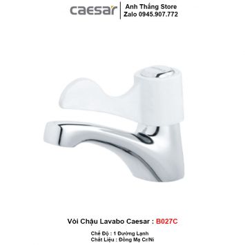 Vòi Lavabo Lạnh Caesar B027C