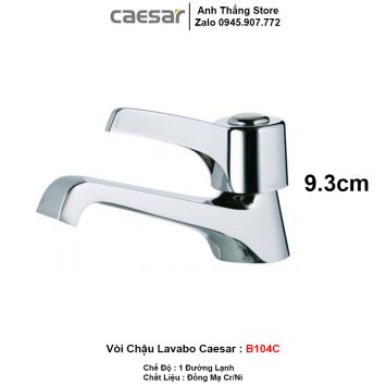 Vòi Lavabo Lạnh Caesar B104C