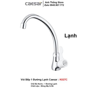 Vòi Bếp 1 Đường Lạnh Caesar K027C