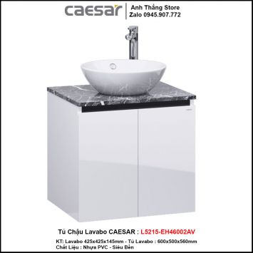 Tủ Chậu Lavabo Caesar L5215-EH46002AV