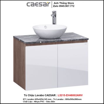 Tủ Chậu Lavabo Caesar L5215-EH48002AWV