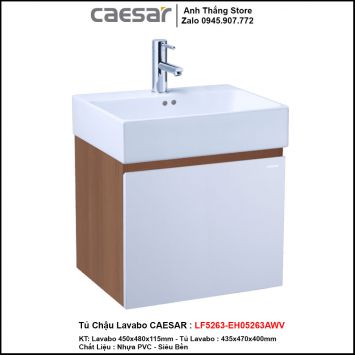 Tủ Chậu Lavabo Caesar LF5263-EH05263AWV
