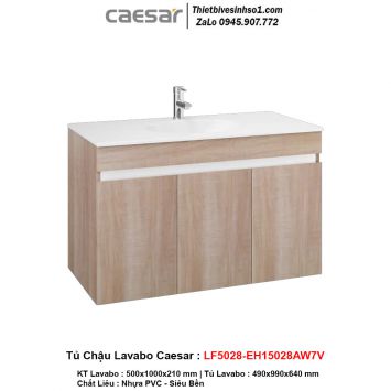 Tủ Chậu Lavabo Caesar LF5028-EH15028AW7V