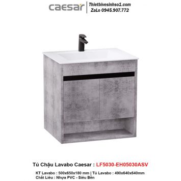 Tủ Chậu Lavabo Caesar LF5030-EH05030ASV