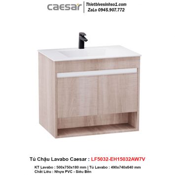 Tủ Chậu Lavabo Caesar LF5032-EH15032AW7V
