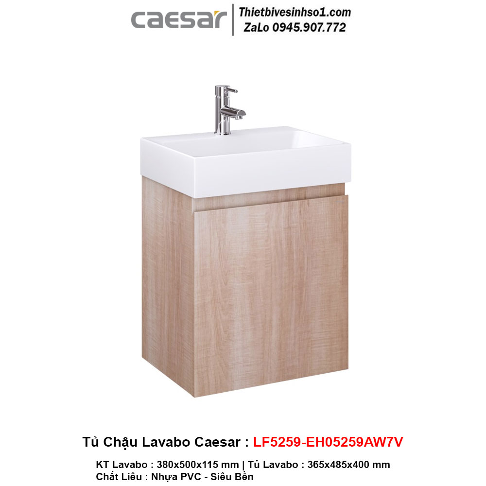 Tủ Chậu Lavabo Caesar LF5259-EH05259AW7V