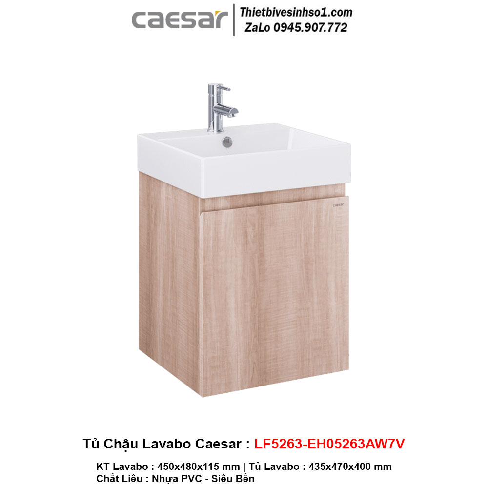 Tủ Chậu Lavabo Caesar LF5263-EH05263AW7V