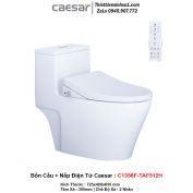 Bồn Cầu Nắp Rửa Điện Tử Caesar C1356F-TAF512H