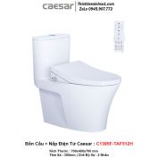 Bồn Cầu Nắp Rửa Điện Tử Caesar C1395F-TAF512H